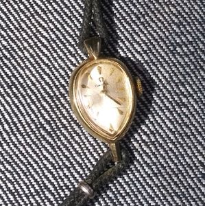 Vintage Omega watch 14 k gf.works